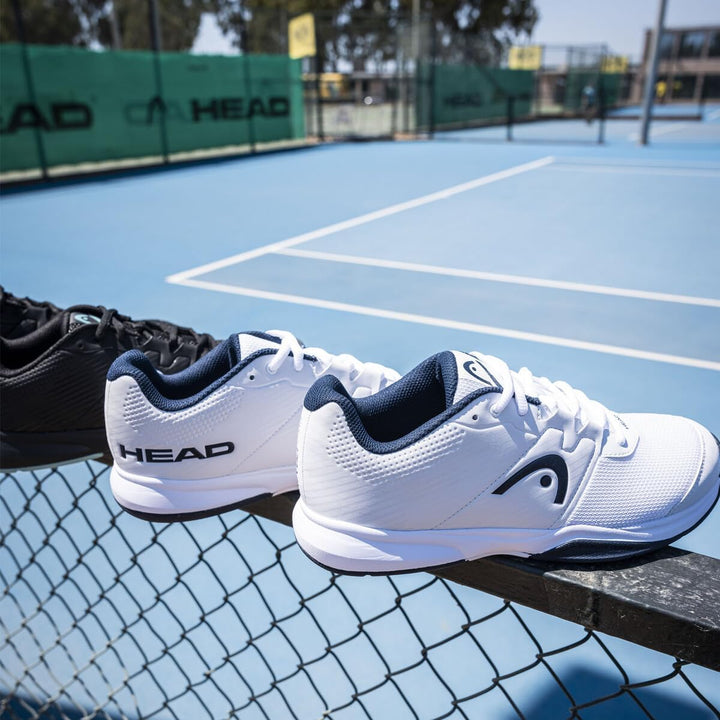 HEAD Herren Revolt Court MenTennisschuh 46 EU Weiss Blueberry, 46 EU Wei&#xDF; Blueberry