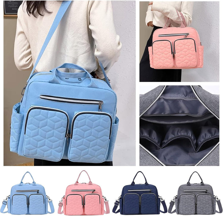 Aby Wickeltasche für Mama und Papa, Wickeltasche, Mama, Reisetasche, Strandtasche, mehrere Taschen,