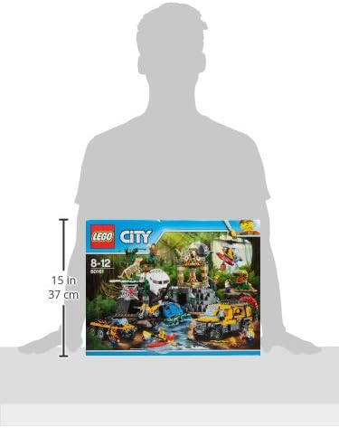 LEGO City 60161 - "Dschungel-Forschungsstation Konstruktionsspiel, bunt Dschungel Forschungsstation,