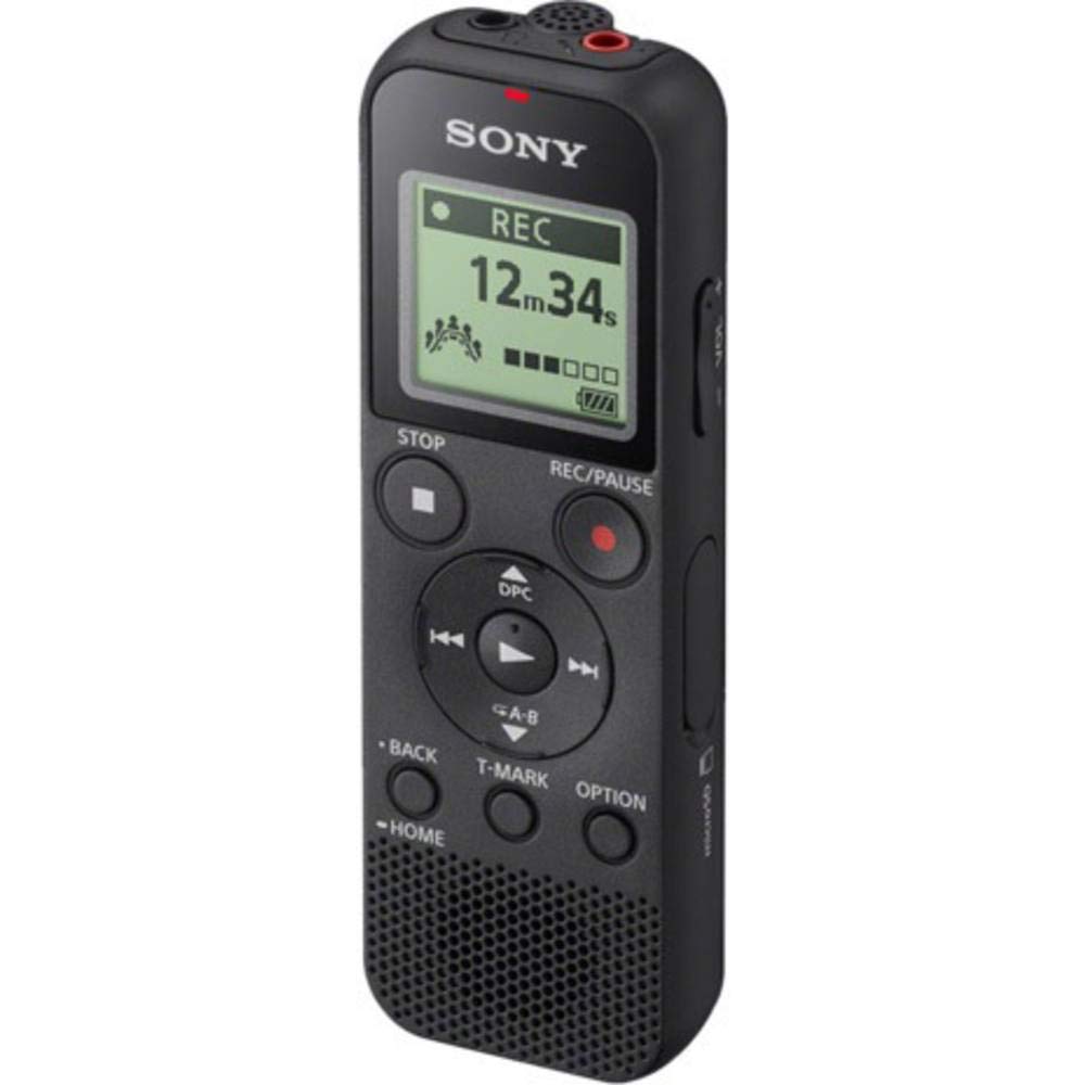 Sony ICD-PX370 Digitaler Mono Voice Recorder mit integriertem USB (Diktiergerät, MP3 Aufnahme, 57 St