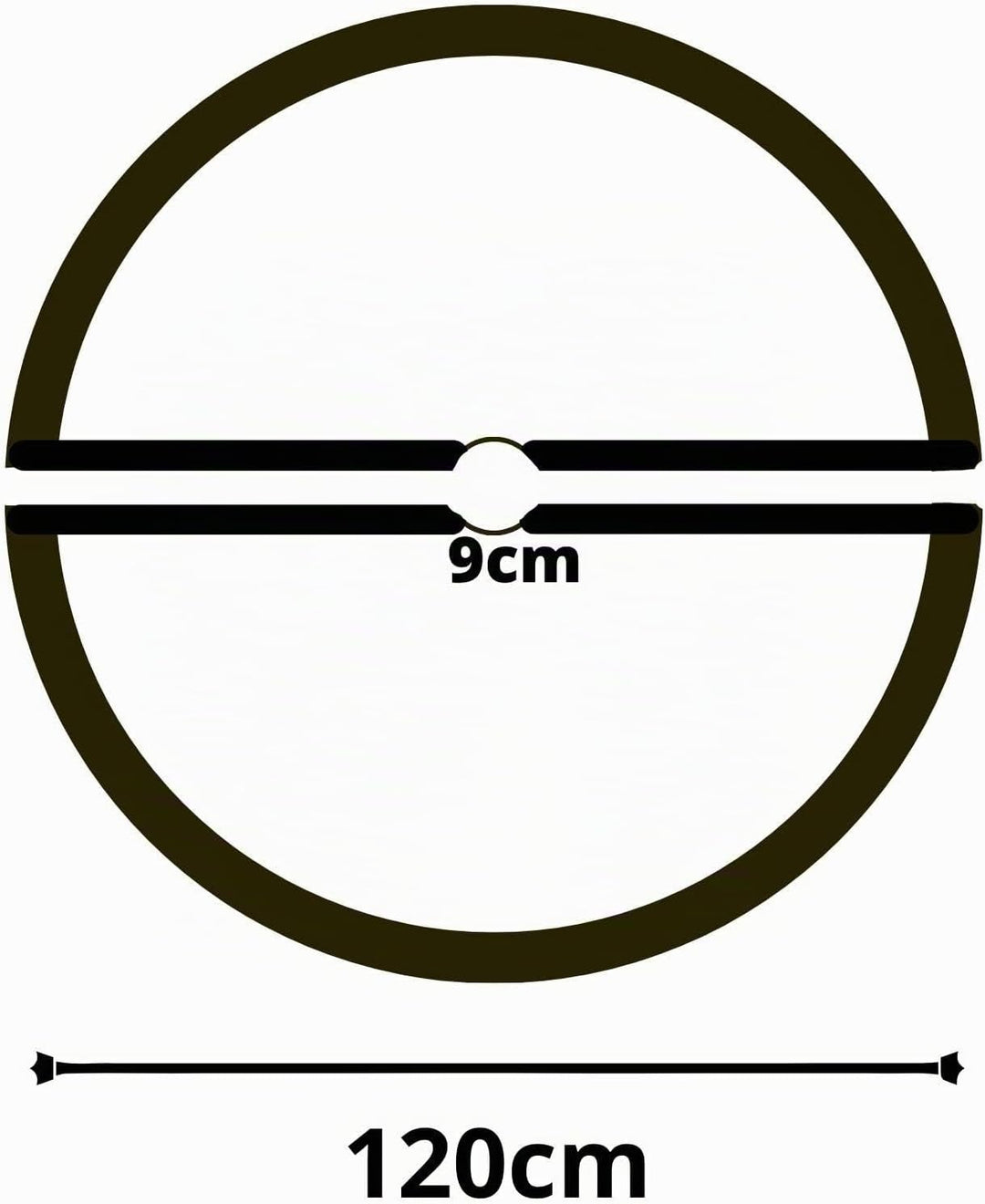 FORTISLINE Pole Dance 10cm Stangentanz Schutzmatte Sicherheitsmatte Faltbar Schwarz, Schwarz