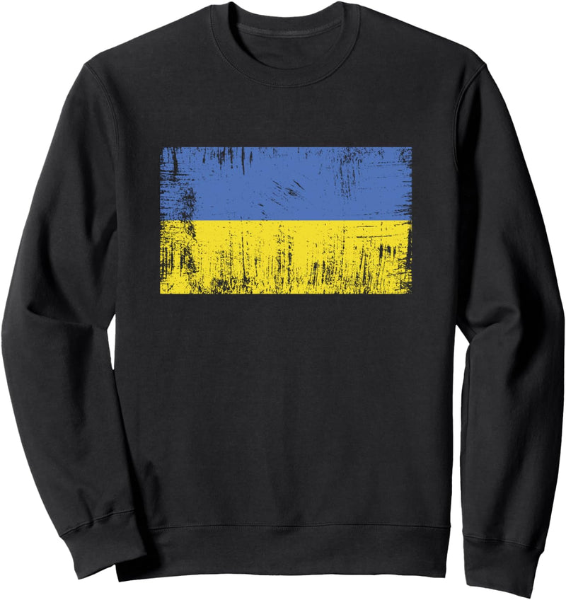 Ukrainische Flagge Ukraine-Fahne Geschenk Fussball-Fan Sport Sweatshirt