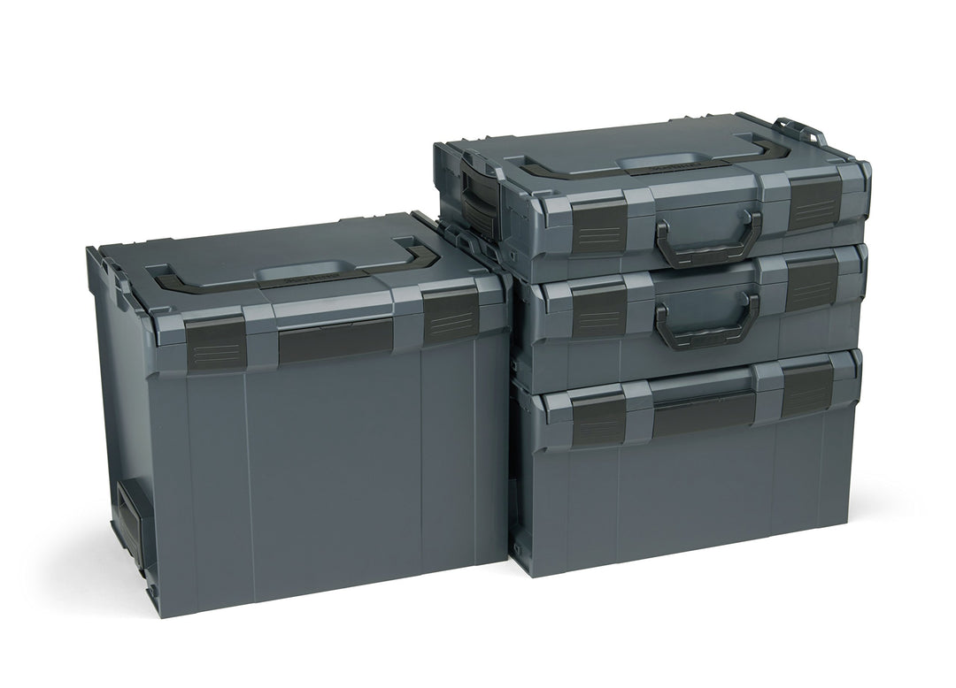 Bosch Sortimo L-Boxx Werkzeugkoffer Set | Grösse 102-374 in Anthrazit | Bosch Werkzeugkoffer Leer |