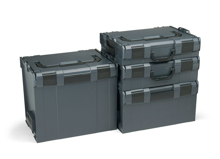 Bosch Sortimo L-Boxx Werkzeugkoffer Set | Grösse 102-374 in Anthrazit | Bosch Werkzeugkoffer Leer |