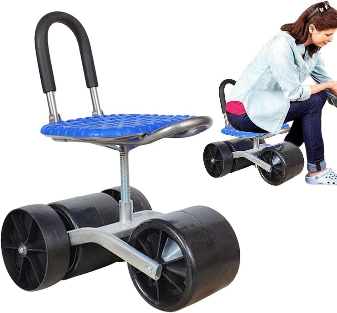 Gartenhocker Für Gartenarbeit, 360 Grad Drehbar Rollsitz Für Gartenarbeit, Gartenwagen Rollsitz, Gar