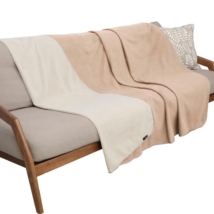 Pawsee wasserdichte Hundedecke, Haustierdecke wasserdichte Decke Sofa Welpe Katze Fleece Überwurf Be