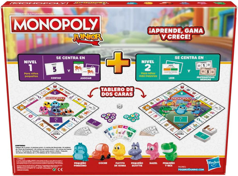 Juego mesa Monopoly Junior