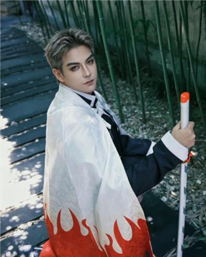 CR ROLECOS Kanroji Mitsuri kimono Cosplay Kostüm Tomioka Giyuu Vollständiger Satz Kostüm Anime Hallo