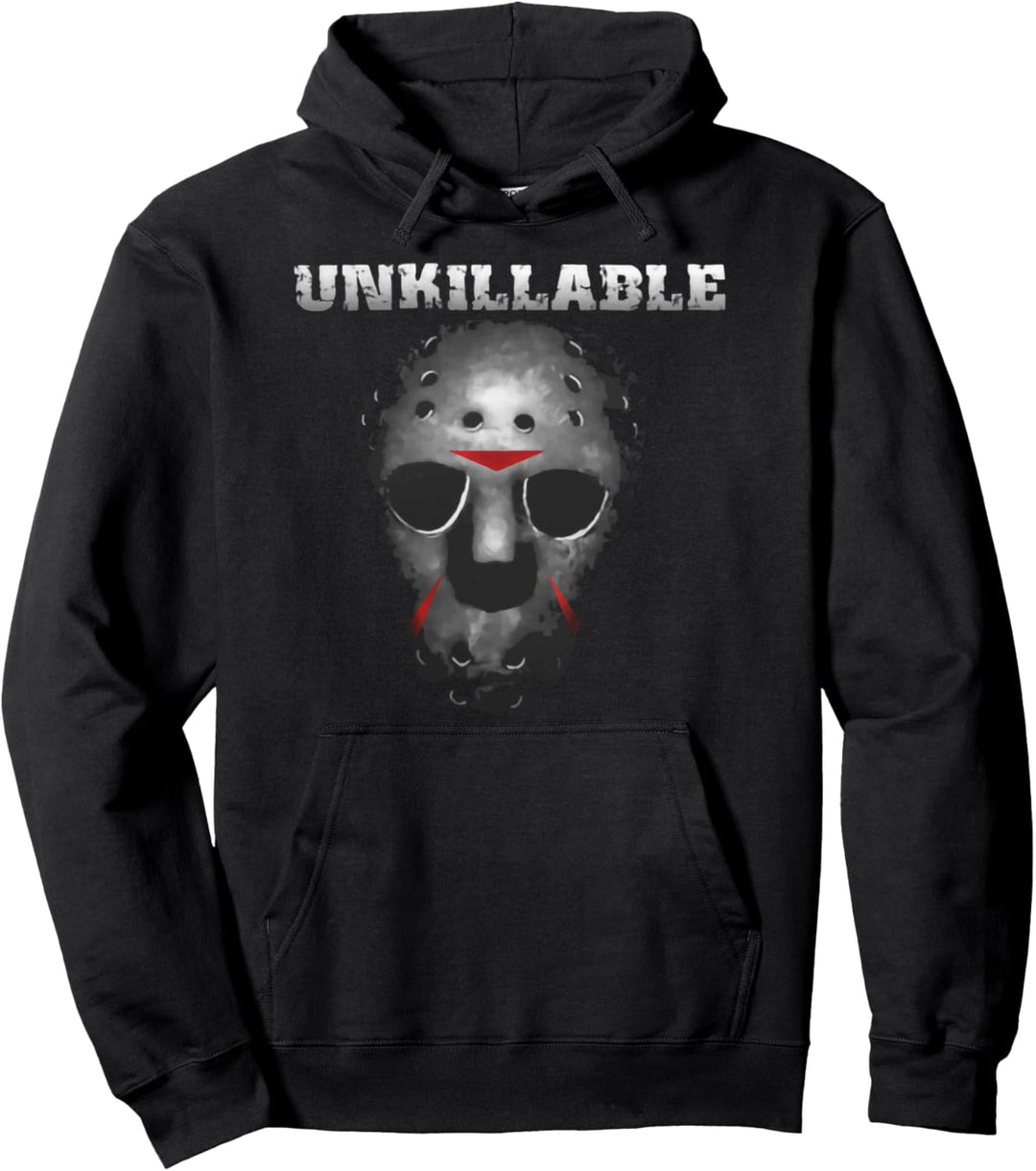 Unkillable Scary Halloween Mask Pullover Hoodie