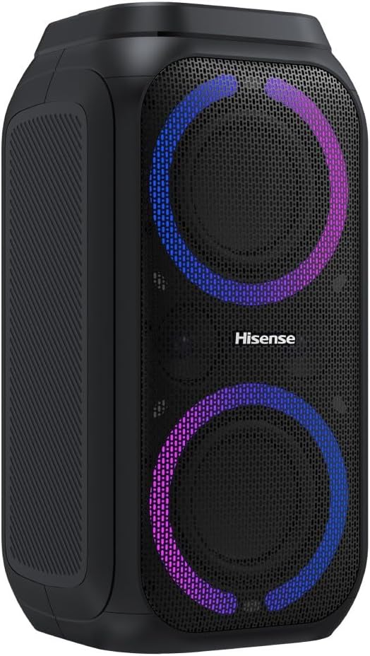 Hisense Party Rocket 160, 160 W Max Audio Power, 12 Hours Battery Life, TWS Pair Play, Karaoke Mode,