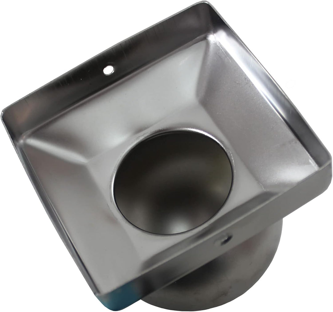 10x Edelstahl Pfostenkappe Abdeckkappe für Pfosten Kugel 91 mm 9x9 cm