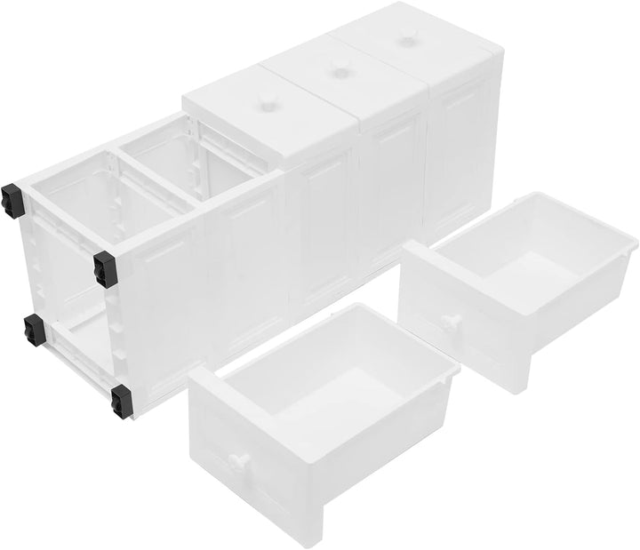 Schmaler Schubladenschrank Mit 5 Schubladen, 25 cm Breiter Aufbewahrungsschrank Aus PP Mit Rollen, W