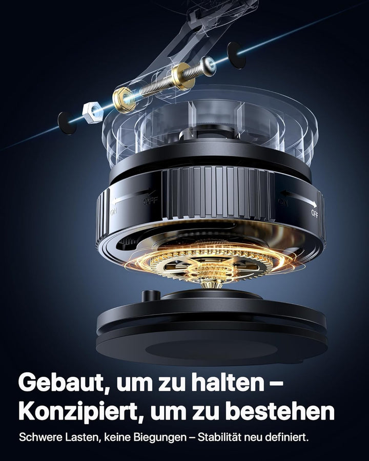 Miracase Vakuum Handyhalterung Auto für Magsafe Autohalterung [24 XN55 Magneten & Stärkster Gel ] 36