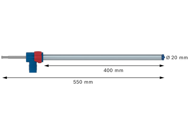 Bosch 1x EXPERT SDS Clean plus-8X Hammerbohrer-Set für chemische Verankerungen (Ø 20,0 mm, Professio