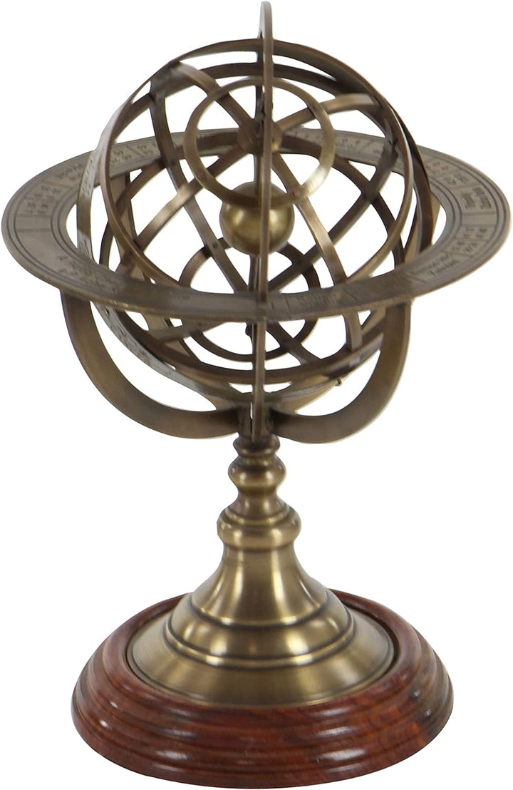 Deco 79 Messing Globe Armillary Einzigartige Tisch Decor