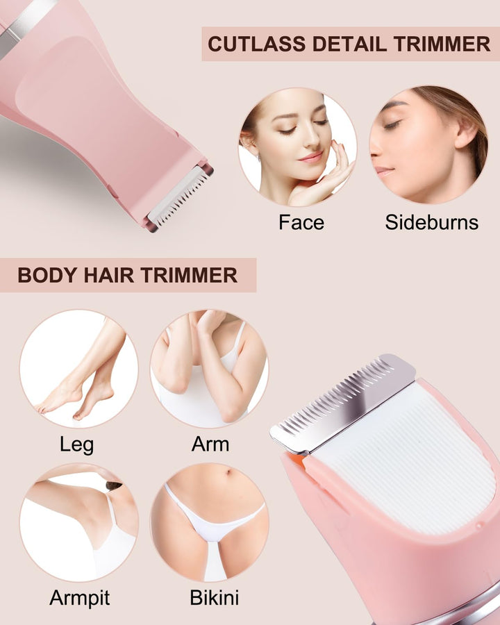 Intimrasierer Für Frauen, Elektrischer Trimmer Damen Intimbereich, Damenrasierer Intimrasierer, Rasi
