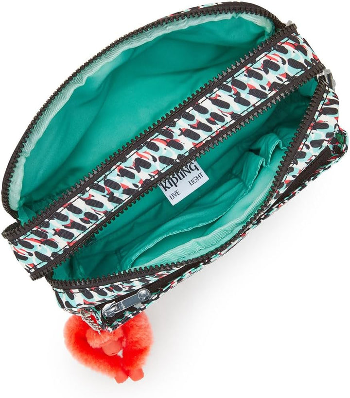 Kipling ABANU M Mittelgrosse Umhängetasche, Abstract Print (Weiss), Abstract Print