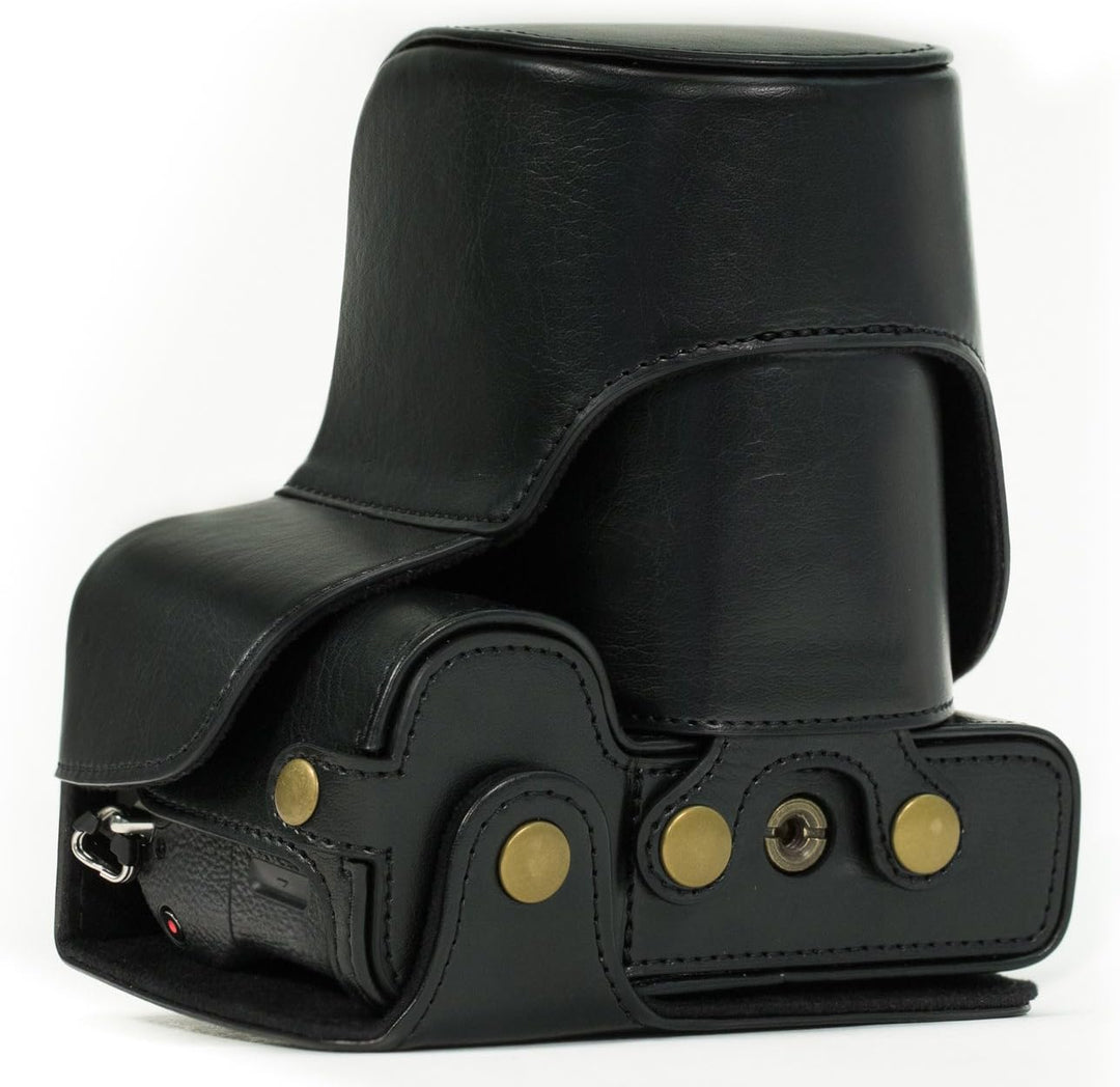 MegaGear Sony Alpha A7S II, A7R II, A7 II (28-70mm) Ever Ready Leder Kamera-Case mit Trageriemen und