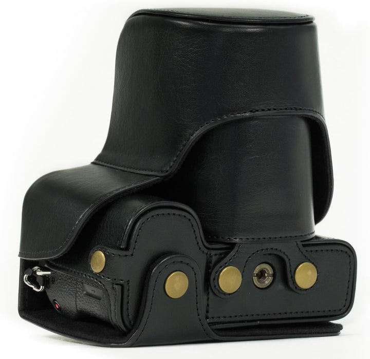 MegaGear Sony Alpha A7S II, A7R II, A7 II (28-70mm) Ever Ready Leder Kamera-Case mit Trageriemen und