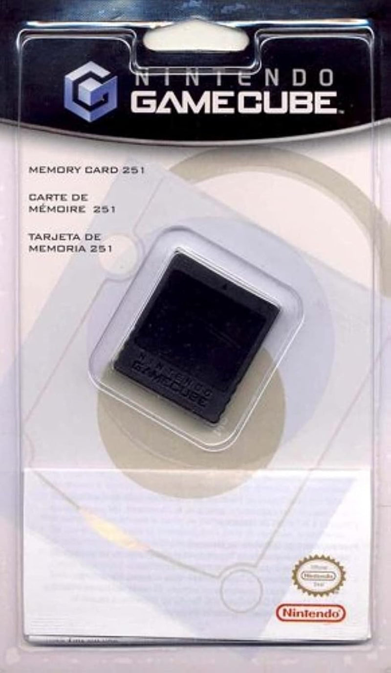 Nintendo Memory Card 251 Blocks Black Memory Card