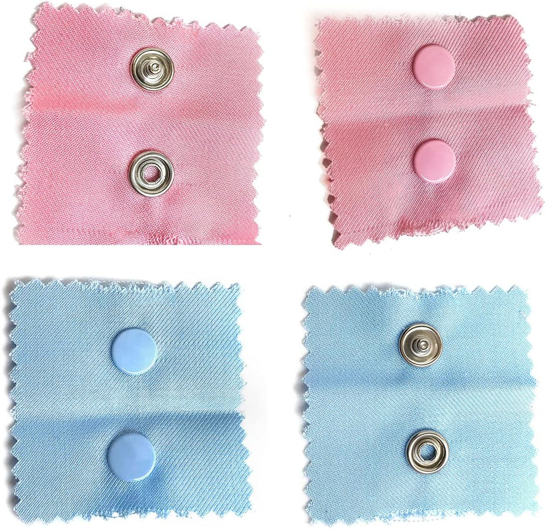 RERI Druckknöpfe Mit Zange, 280set 14Farben Φ10mm Jersey Druckknöpfe Metall, Druckknopf Set mit Zang