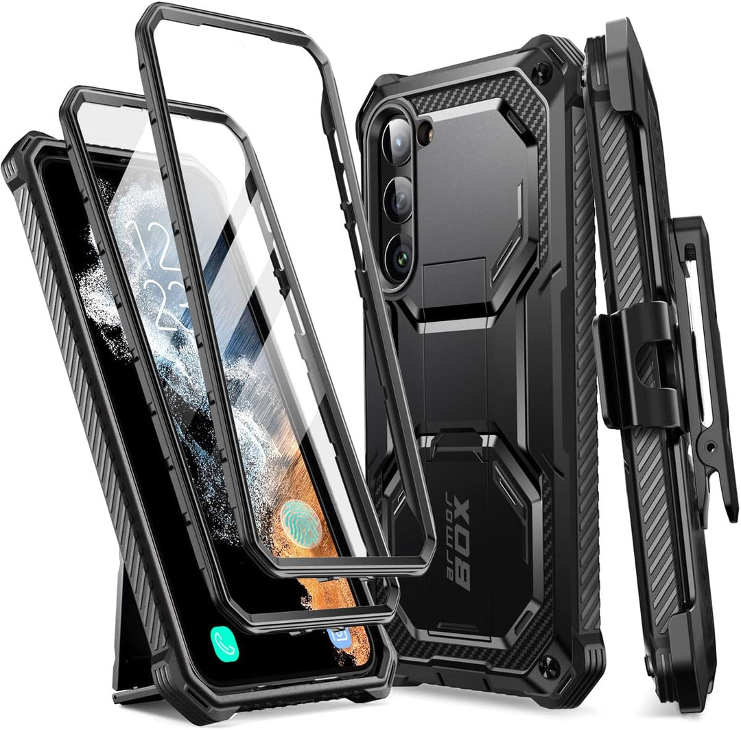 i-Blason Armorbox Series Hülle für Samsung Galaxy S23+ Plus 5G Bumper Case mit 2 Vorderseite (ohne D