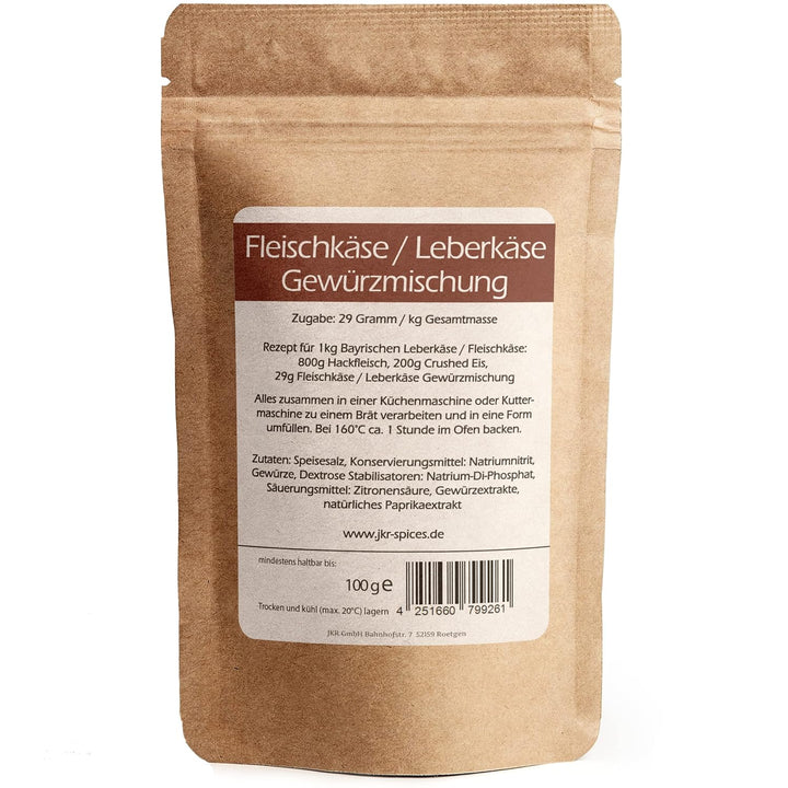 JKR Spices® Fleischkäse/Leberkäse Gewürzmischung 1000g | Leberkäse Gewürzmischung inkl. Kutterhilfsm