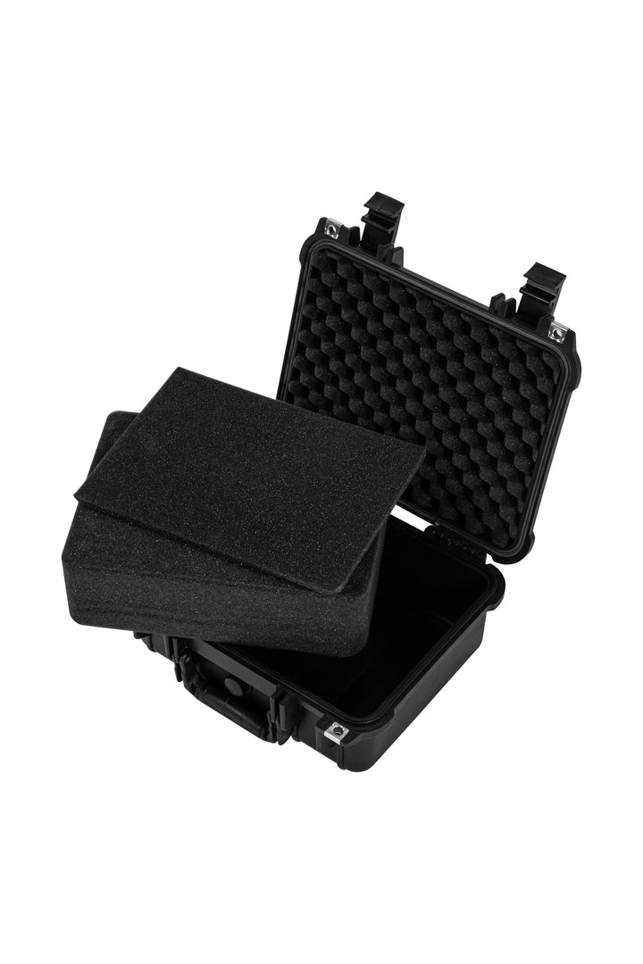 Electronicx Outdoor-Fotokoffer | Wasserdichter Transportkoffer mit Rasterschaumstoff | Stossfest, St