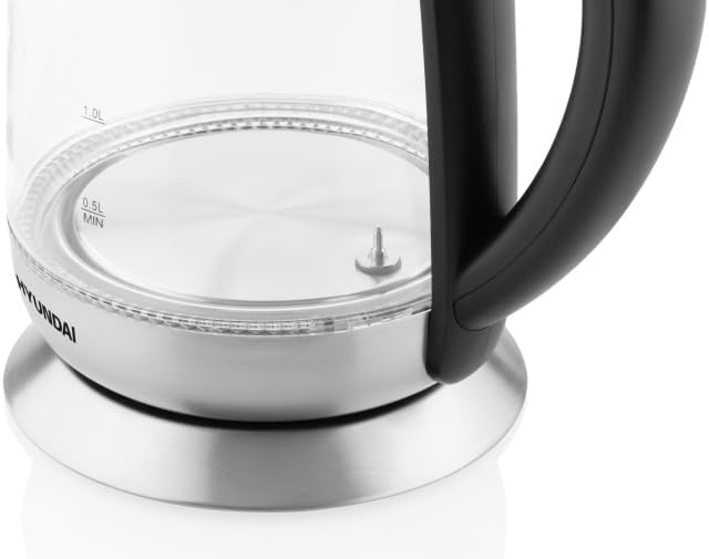 Glaswasserkocher mit Temperaturregelung VK792 | 1,8L Wasserkocher Glas &amp; Edelstahl (2200W) | Digital