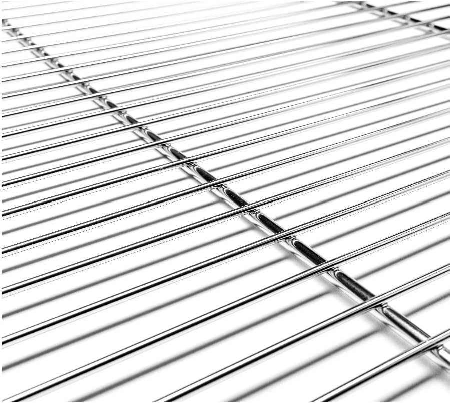 Edelstahl Grillrost | GN 2/1 | BBQ Ersatzgrillrost | Ersatzrost | Ersatz Koch Grillgitter | Rost Gri