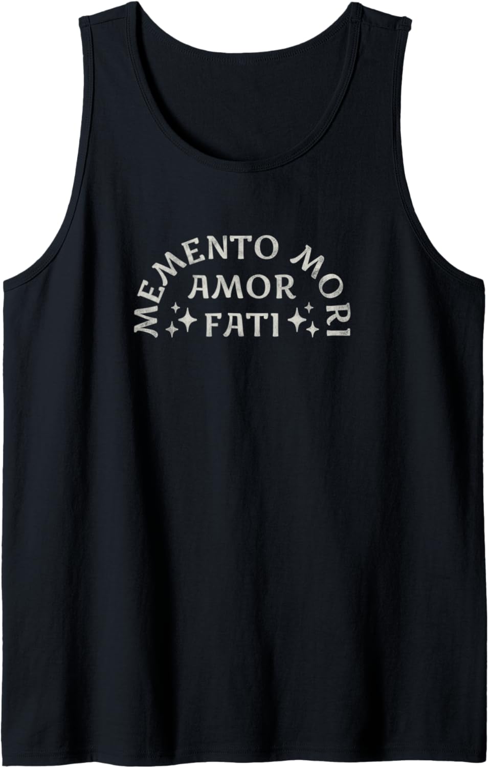 Stoisches Zitat | Amor Fati | Memento Mori | Sterne Grafik Tank Top