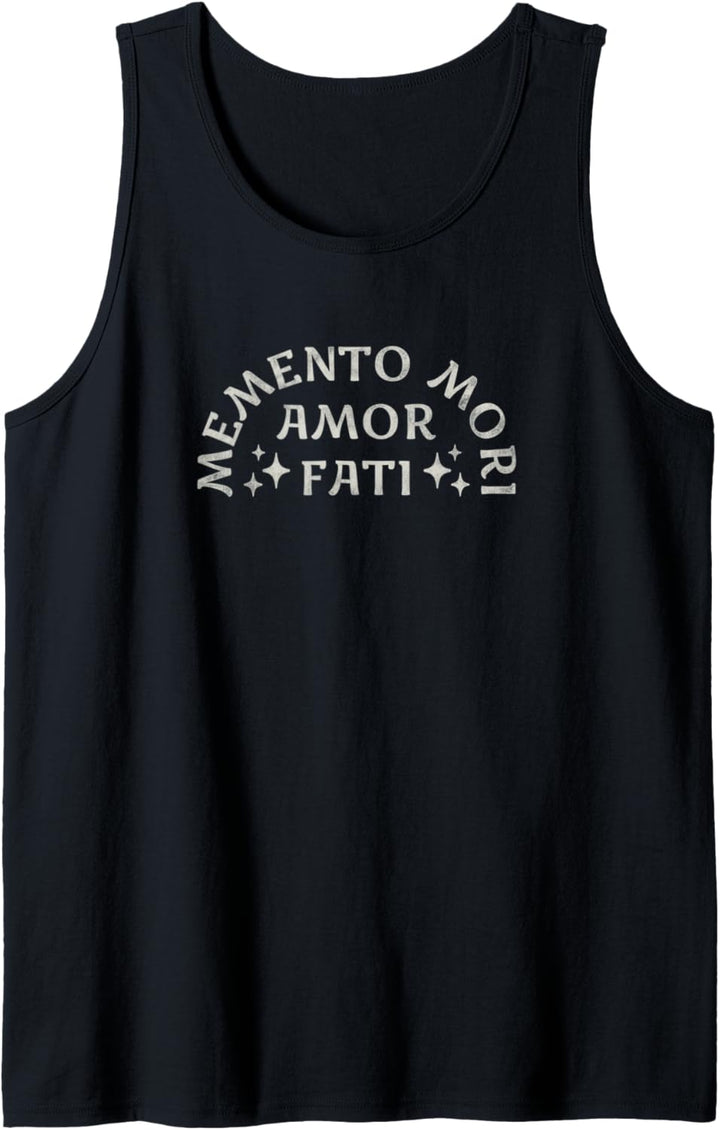 Stoisches Zitat | Amor Fati | Memento Mori | Sterne Grafik Tank Top
