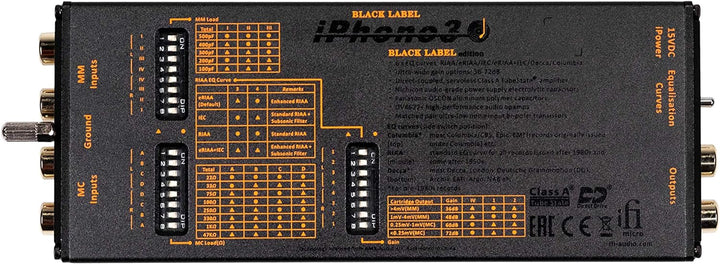 iFi iPhono3 Black Label Phono-Vorverstärker für Plattenspieler Kompatibel mit MM und MC - HiFi Audio