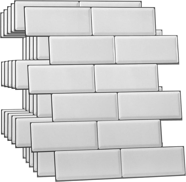 Walplus Wandfliesen Aufkleber Set 15 x 15 cm Packung 24 DIY Art Home Decorations Aufkleber Kitchende