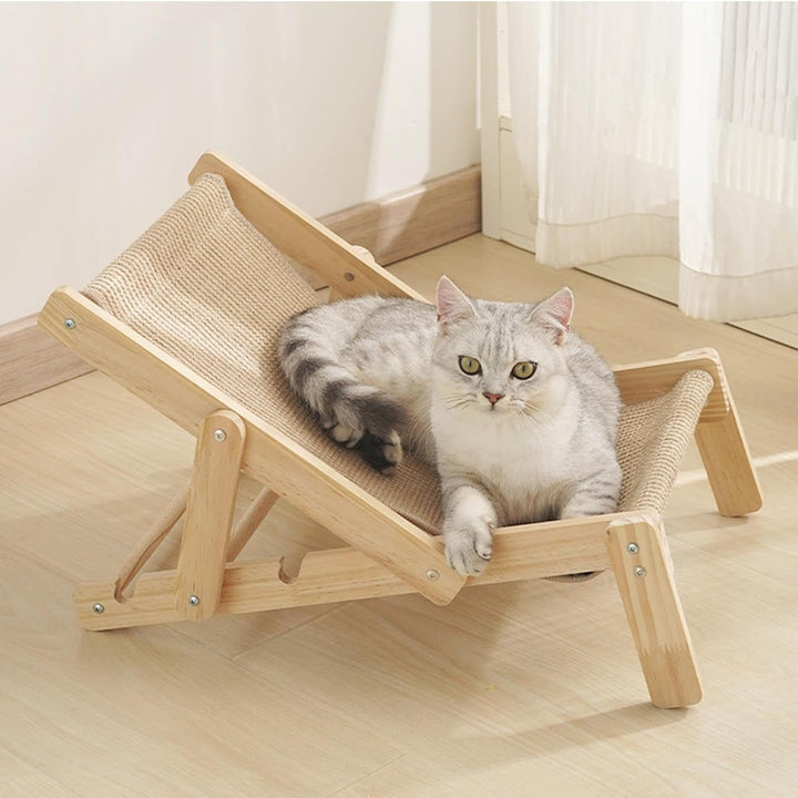 Cat Sisal Chair - Katzen Stuhl, Sisal Liegestuhl, Katzen Bett, Hochbett, Strandstuhl, Für Hunde