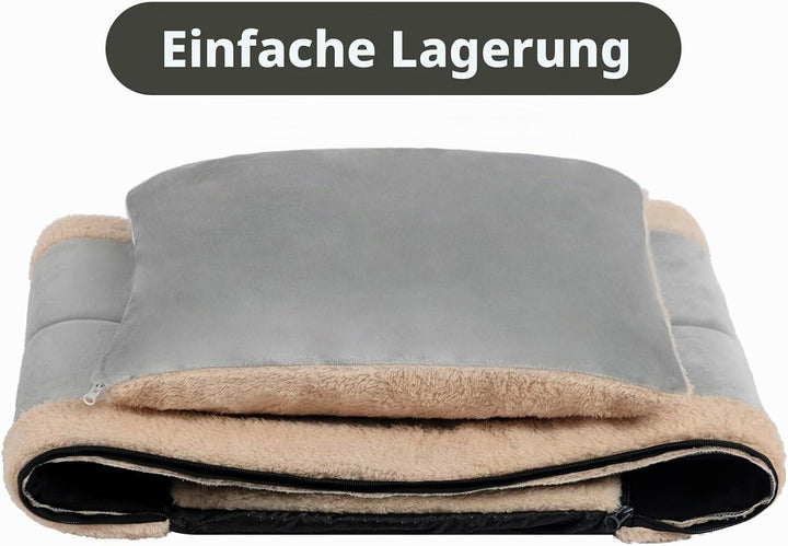 Hollypet Katzenbett Kleines Hundebett, 2-in-1 Faltbare Haustierbett für Katzen &amp; Kleine Hunde, Warme