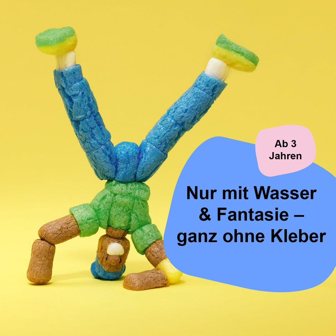 Playmais Classic 1200 Teile | Bastelset | natürliches Spielzeug | inkl. Schwämmchen, Bastelmesser |
