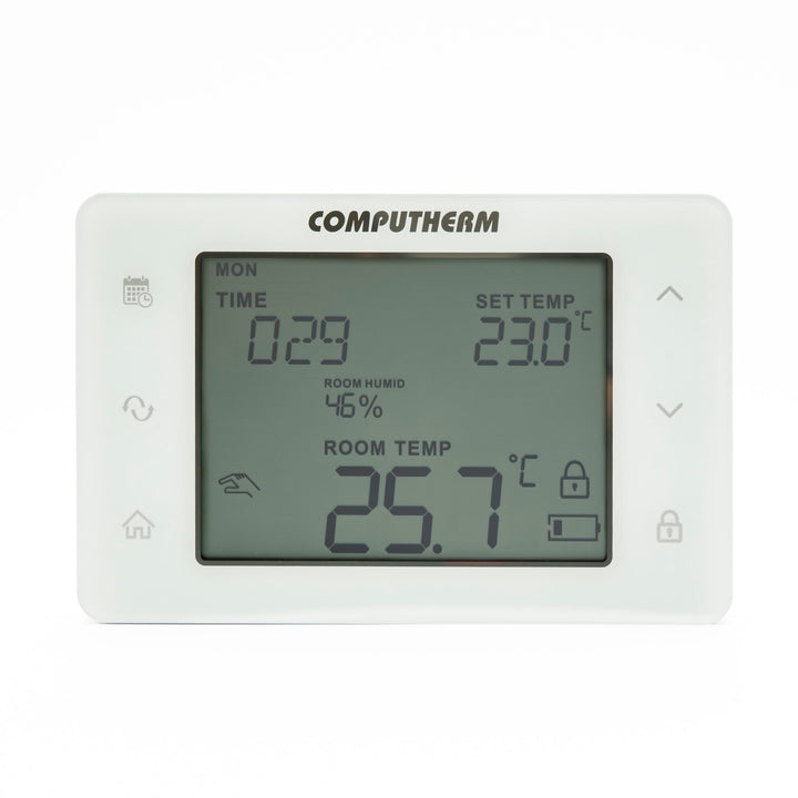 COMPUTHERM Q20 Programierbarer digitaler Raumthermostat mit Feuchtigkeitssensor