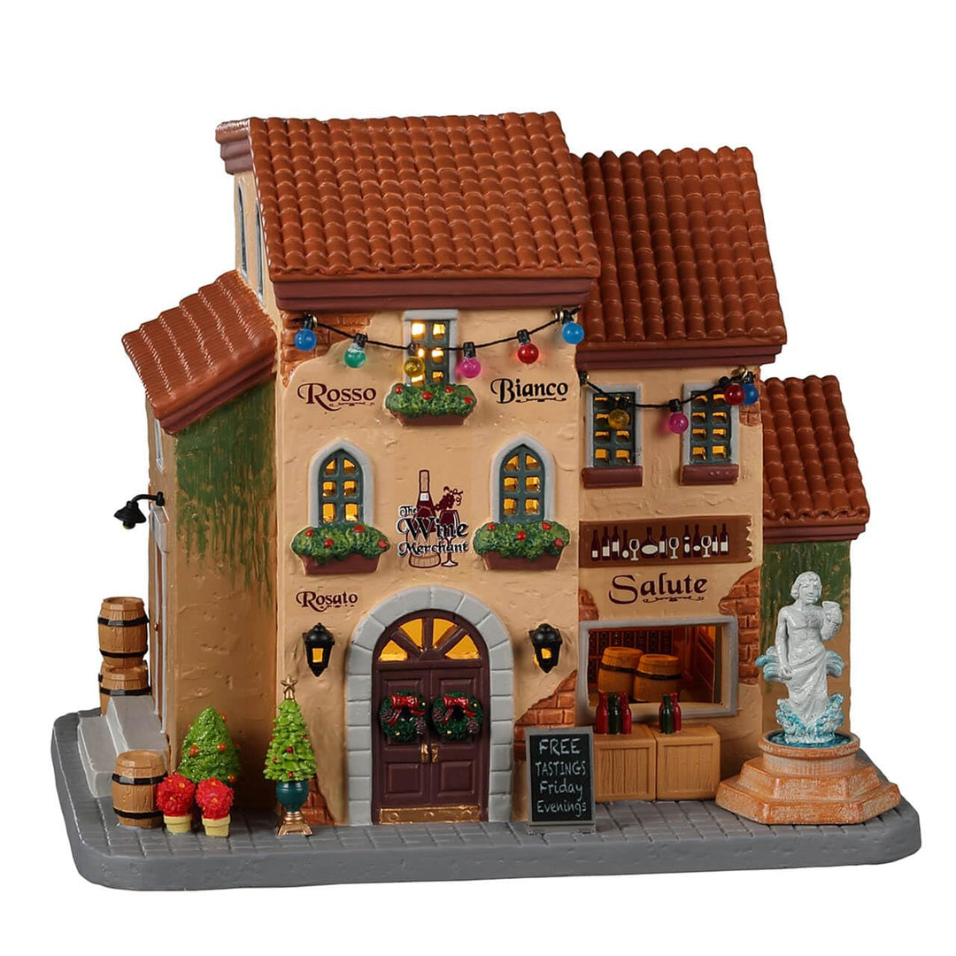 Lemax - The Wine Merchant, B/o Led