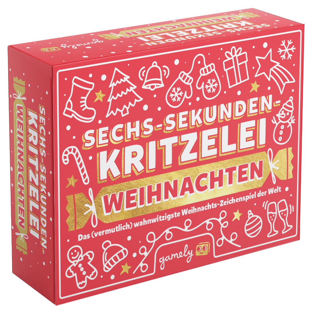 Gamely Sechs-Sekunden-Kritzelei Weihnachten: Das rasend schnelle und unglaublich spassige Zeichen-Sp