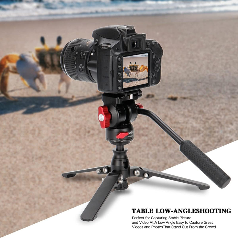 Koolehaoda Mini Stativ Desktop Stativ Universelle 3 Fuss Einbeinstativ-Stützbasis Ständer Einbeinsta