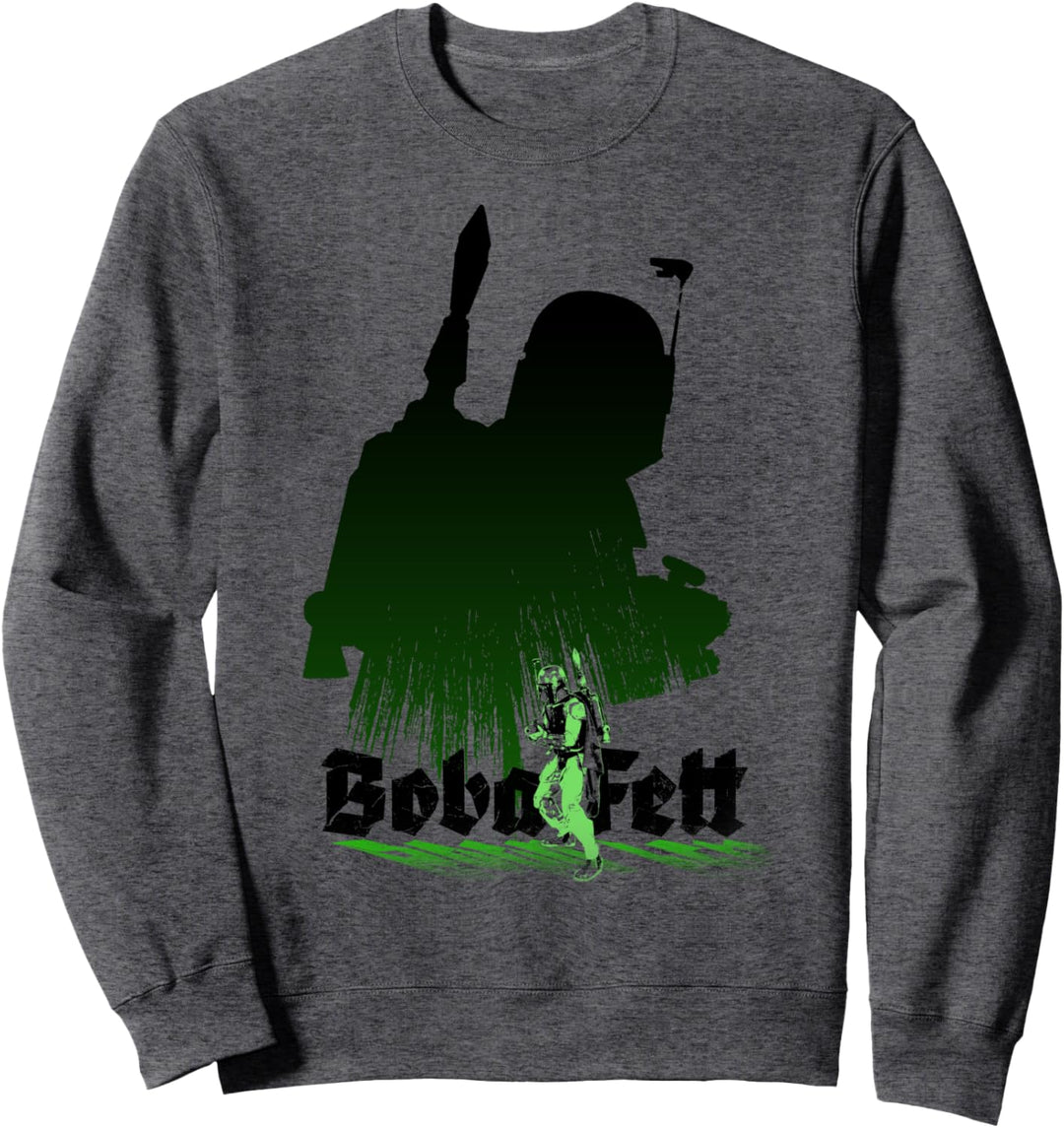 Star Wars Boba Fett Giant Shadow Name Poster Sweatshirt