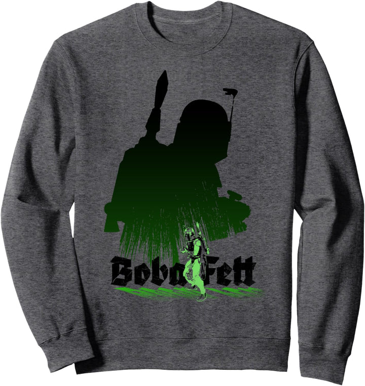 Star Wars Boba Fett Giant Shadow Name Poster Sweatshirt