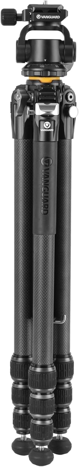 VEO 5 234CO26 - Carbonstativ für Vogelbeobachter - Traglast 6 kg 1591 mm 2-Wege schwarz, 1591 mm 2-W