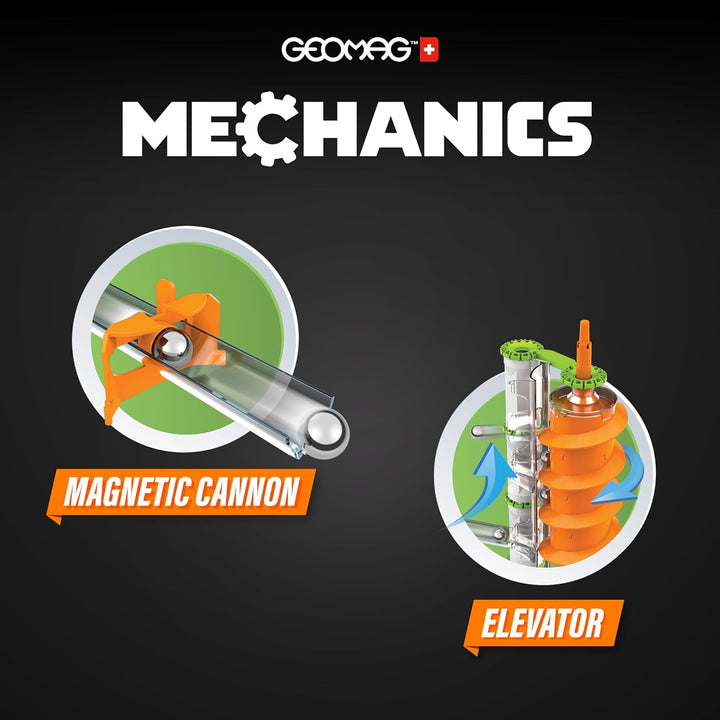 Geomag - Mechanics Gravity Elevator Circuit - Educational and Creative Game for Children - Magnetic