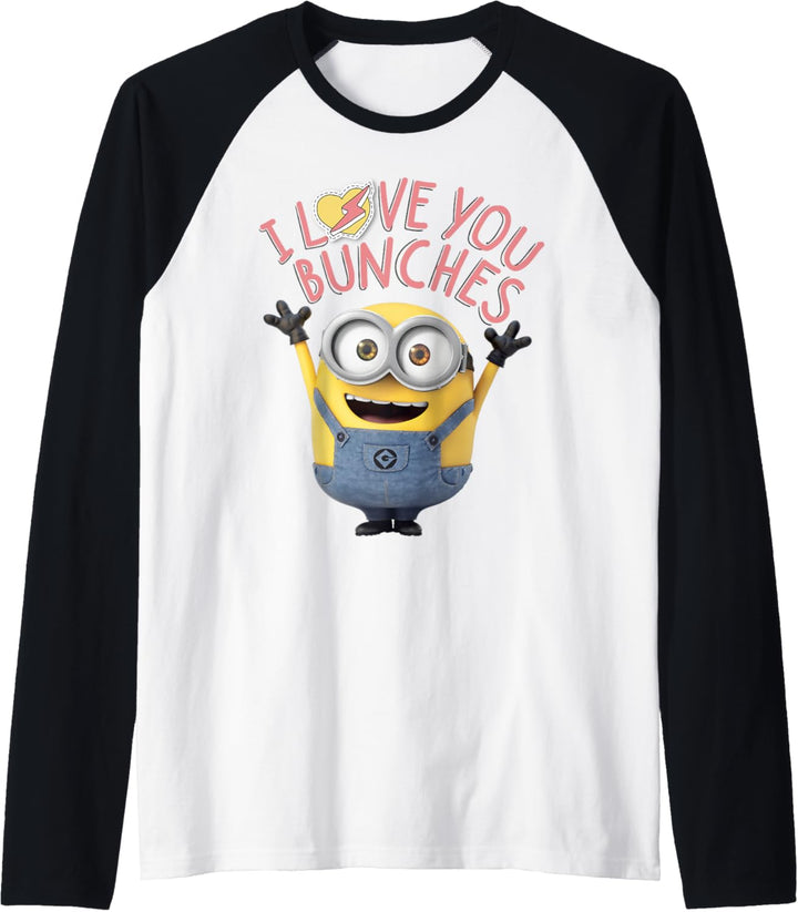 Despicable Me Minions I Love You Bunches Raglan