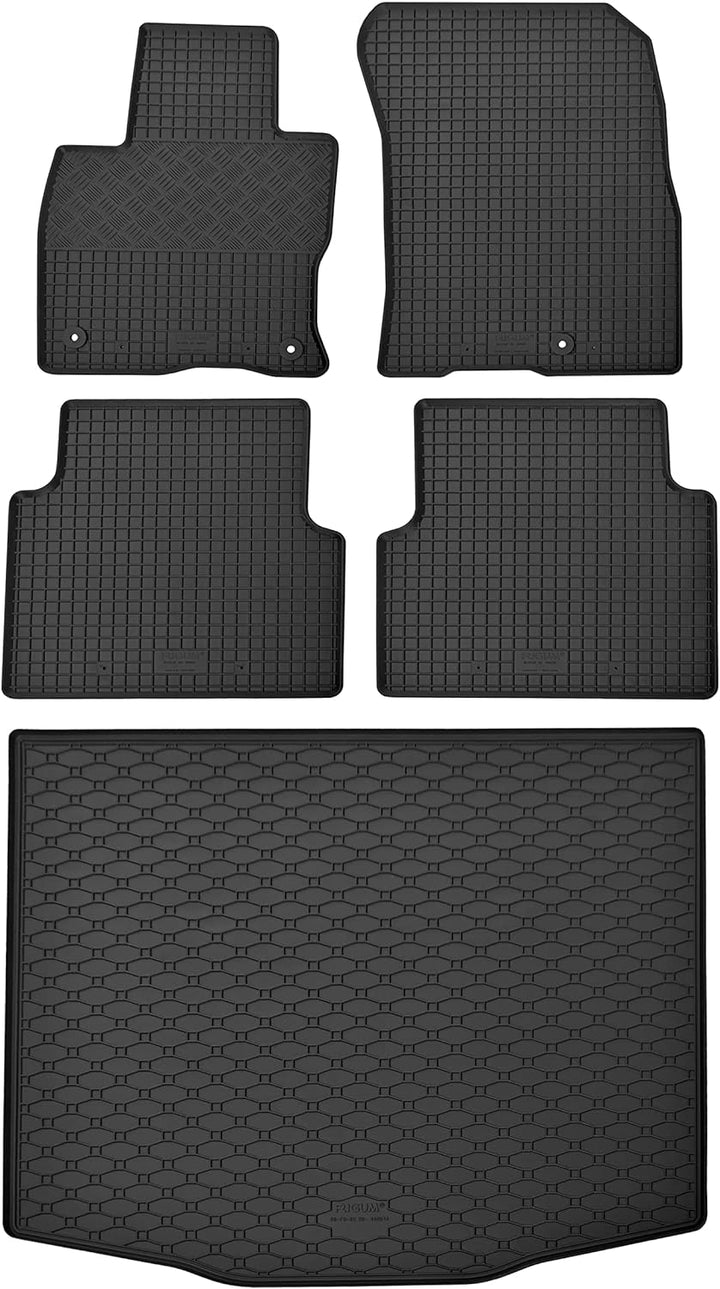 Passgenaue Kofferraumwanne und Gummifussmatten geeignet für Ford Kuga ab 2020