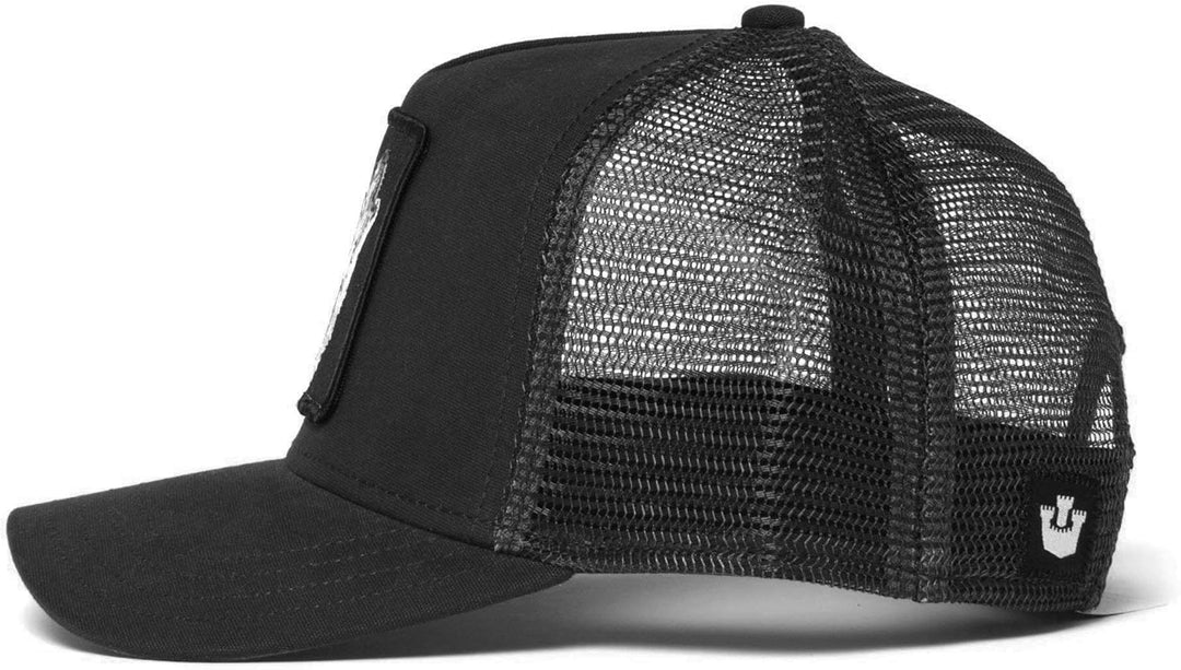 Goorin Bros. Herren The Farm Trucker-Kappe aus Netzstoff für Damen Baseballkappe 54-60 Black-Moon Lo