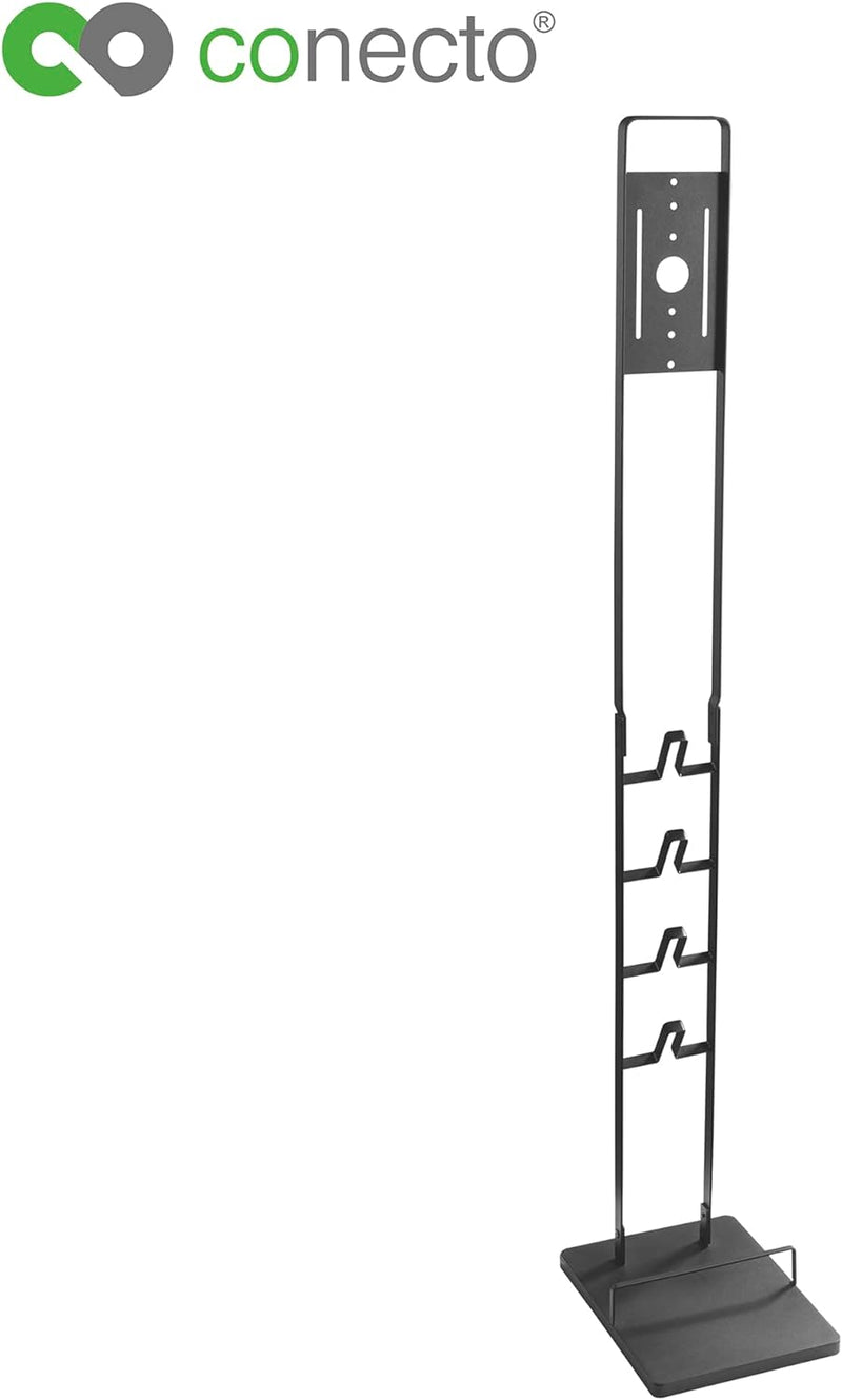 conecto SA-CC50876 Staubsauger Standfuss, Aluminium, schwarz, Schwarz