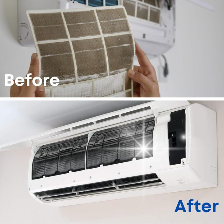 Schwarzer Reinigungsbeutel für Klimaanlagen Wandmontierter wasserdichter Staubwaschreiniger Reinigun